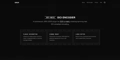Grok Image Compression: dci